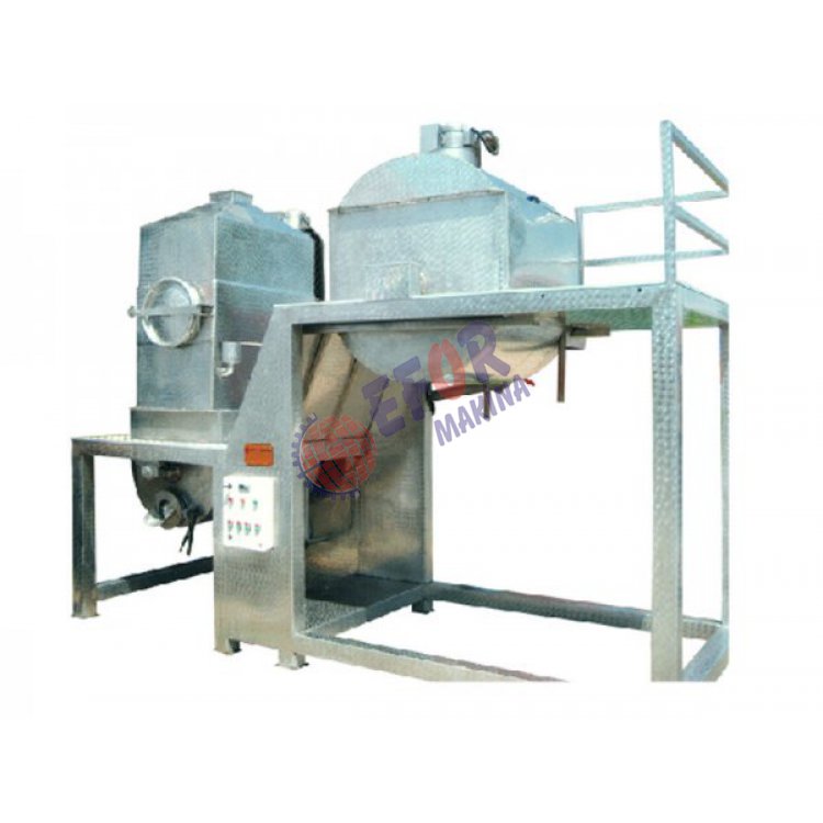 Platformlu 500 kg Helva Ağda ve Şerbet Kazanı